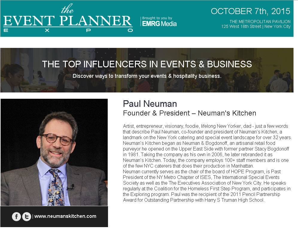 The Event Planner Top Influencers - Paul Neuman